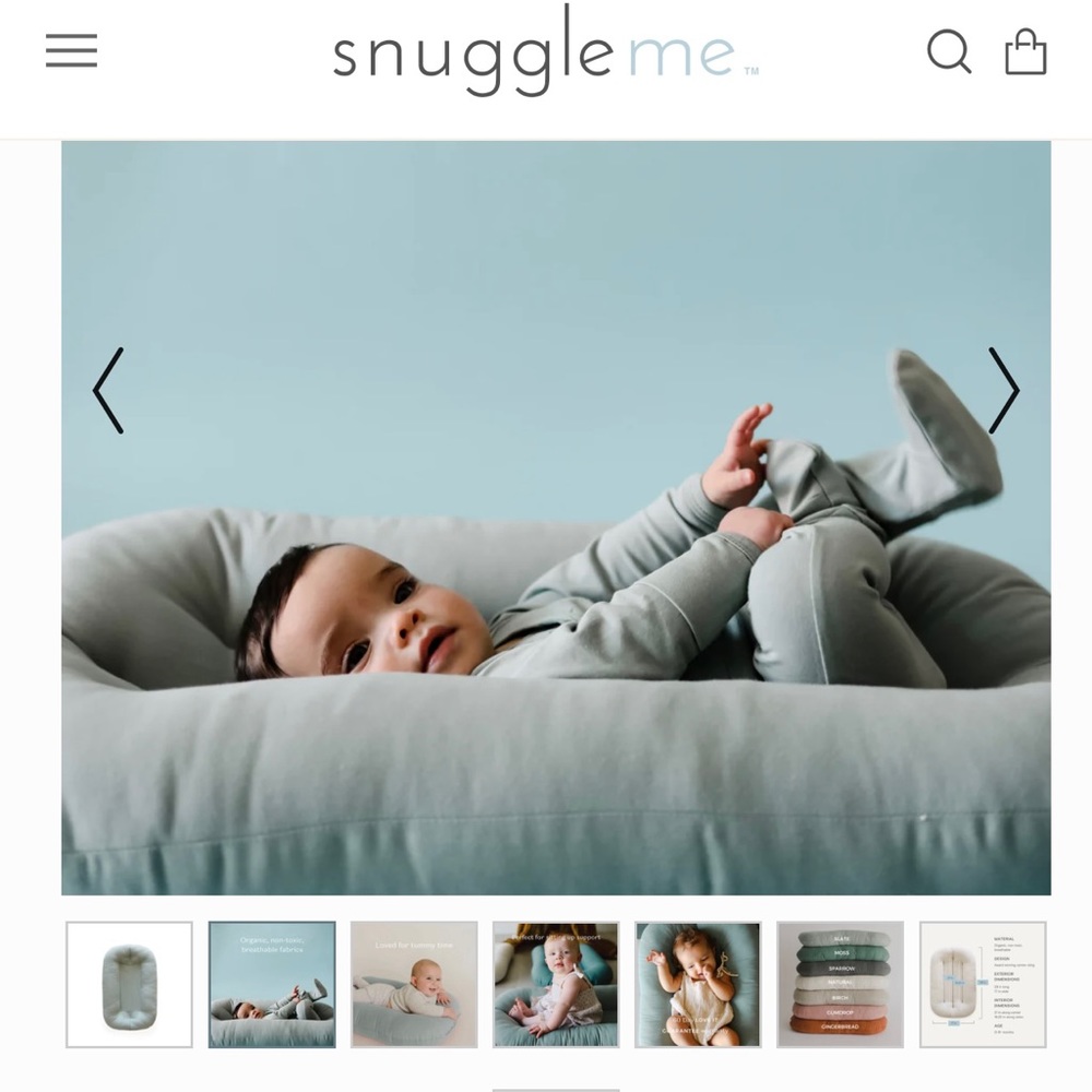 Snuggle Me Organic Infant Lounger
